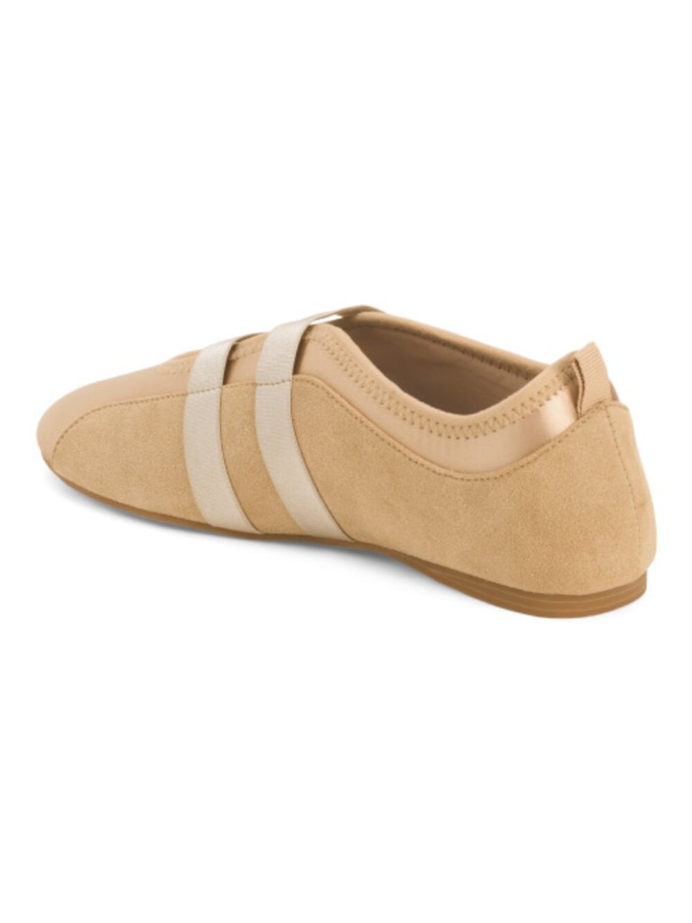INTENTIONALLY BLANK Suede Sporty Slip On Ballet Sneakers - Picture 2 of 3